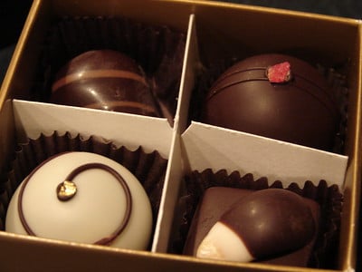 Picture of a box of chocolates.