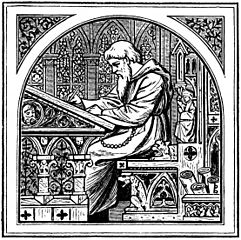 Updating this message would be faster and easier with AMPS medieval writing desk